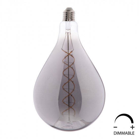 ΛΑΜΠΤΗΡΑΣ LED FILAMENT 8W E27 3000K SMOKE COLOR DIMMABLE  HM4052.03