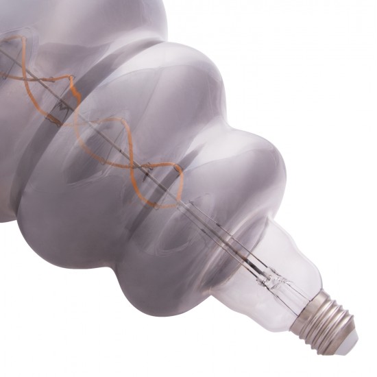 ΛΑΜΠΤΗΡΑΣ LED FILAMENT 8W E27 3000K SMOKE COLOR DIMMABLE HM4056.03