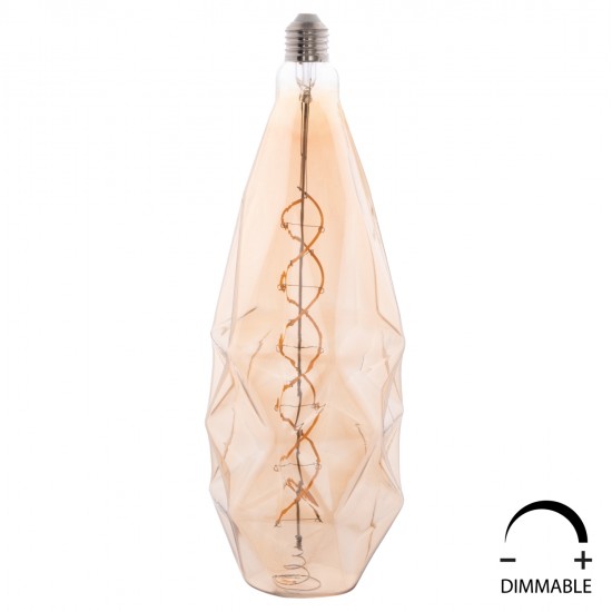 ΛΑΜΠΤΗΡΑΣ LED FILAMENT 8W E27 3000K GOLD COLOR DIMMABLE HM4058