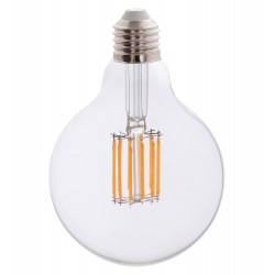 ΛΑΜΠΤΗΡΑΣ GLOBO LED FILAMENT 12W E27 3000K ΔΙΑΦΑΝΟΣ HM4049.01