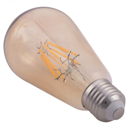 ΛΑΜΠΤΗΡΑΣ HM4188.02 LED FILAMENT 8W E27 DIMMABLE 3000K GOLD