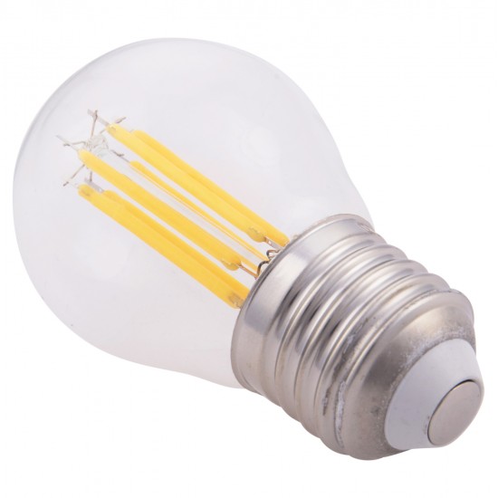 ΛΑΜΠΤΗΡΑΣ HM4046.01 LED FILAMENT 6W E27 3000K ΔΙΑΦΑΝΟ DIMMABLE