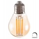 ΛΑΜΠΤΗΡΑΣ HM4046.02 LED FILAMENT 6W E27 3000K GOLD DIMMABLE