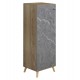 ΠΑΠΟΥΤΣΟΘΗΚΗ-ΝΤΟΥΛΑΠΙ ALVARO HM8954.12 ΜΕΛΑΜΙΝΗ SONAMA-STONE TEXTURE 50Χ38Χ135Yεκ.