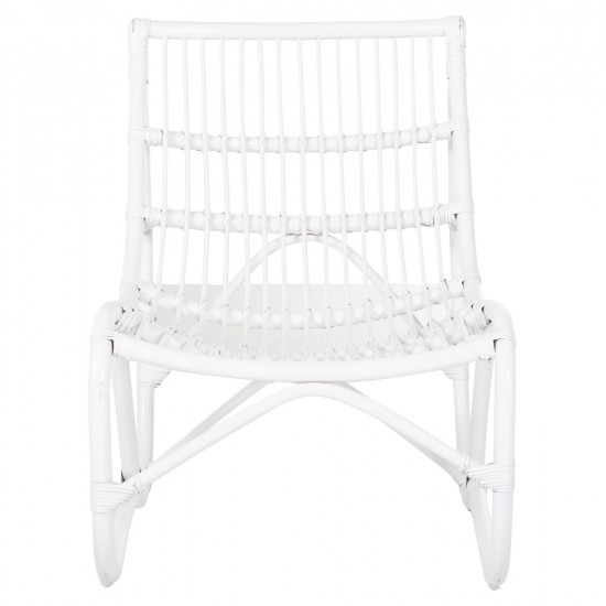 ΠΟΛΥΘΡΟΝΑ GRINN HM9815.03 ΡΑΒΔΟΙ RATTAN ΣΕ ΛΕΥΚΟ 56,5x73,5x79,5Υ εκ.