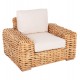 ΠΟΛΥΘΡΟΝΑ TROPEL HM9810 ΞΥΛΟ MANGO-RATTAN ΦΥΣΙΚΟ-ΛΕΥΚΑ ΜΑΞΙΛΑΡΙΑ 110x88x70-85Υεκ.