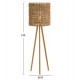 ΕΠΙΔΑΠΕΔΙΟ ΦΩΤΙΣΤΙΚΟ HM4352 RUBBERWOOD-RATTAN-SEAGRASS ΣΕ ΦΥΣΙΚΟ Φ36x149,5Υεκ.