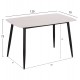 ΤΡΑΠΕΖΙ RAVEN HM9854.01 ΚΕΡΑΜΙΚΟ TOP ΜΑΤ ΛΕΥΚΟ ΜΑΡΜΑΡΟ-ΜΑΥΡΟ ΜΕΤΑΛΛΟ 120x70x73Υεκ. ΤΡΑΠΕΖΙ RAVEN HM9854.01 ΚΕΡΑΜΙΚΟ TOP ΜΑΤ ΛΕΥΚΟ ΜΑΡΜΑΡΟ-ΜΑΥΡΟ ΜΕΤΑΛΛΟ 120x70x73Υεκ.