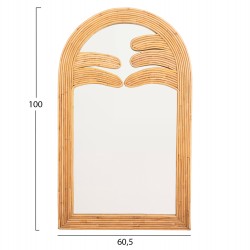 ΚΑΘΡΕΠΤΗΣ ΤΟΙΧΟΥ REFLECT HM4367 ΦΥΣΙΚΟ RATTAN 60x4,5x100Υεκ.