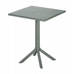 ΤΡΑΠΕΖΙ ΠΟΛΥΠΡΟΠΥΛΕΝΙΟΥ ΤΕΤΡΑΓΩΝΟ TERRIN HM6125.15 DARK OLIVE 60x60x75Υεκ.