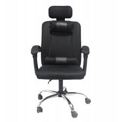 ΚΑΡΕΚΛΑ ΓΡΑΦΕΙΟΥ CRONER HM1196.01 ΜΑΥΡΟ MESH-ΜΕΤΑΛ.ΒΑΣΗ 58x99x120Υεκ.