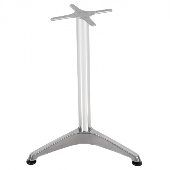 ΒΑΣΗ ΤΡΑΠΕΖΙΟΥ ΑΛΟΥΜΙΝΙΟΥ ΧΡΩΜΙΟΥ HM449.01 ΣΤΑΥΡΟΣ 29x29εκ- 54x54x68Υεκ.