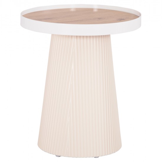 ΤΡΑΠΕΖΑΚΙ ΒΟΗΘΗΤΙΚΟ DENTON HM18023.02 MDF TOP ΦΥΣΙΚΟ ΞΥΛΟΥ-ΒΑΣΗ ΛΕΥΚΗ Φ45x51,5Υεκ. ΤΡΑΠΕΖΑΚΙ ΒΟΗΘΗΤΙΚΟ DENTON HM18023.02 MDF TOP ΦΥΣΙΚΟ ΞΥΛΟΥ-ΒΑΣΗ ΛΕΥΚΗ Φ45x51,5Υεκ.