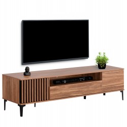 ΕΠΙΠΛΟ ΤΗΛΕΟΡΑΣΗΣ ΣΕΙΡΑ HARRY HM18008.01 ΜΕΛΑΜΙΝΗ ΦΥΣΙΚΟ ΞΥΛΟΥ-ΜΑΥΡΟ 200x40x47,5Υεκ.