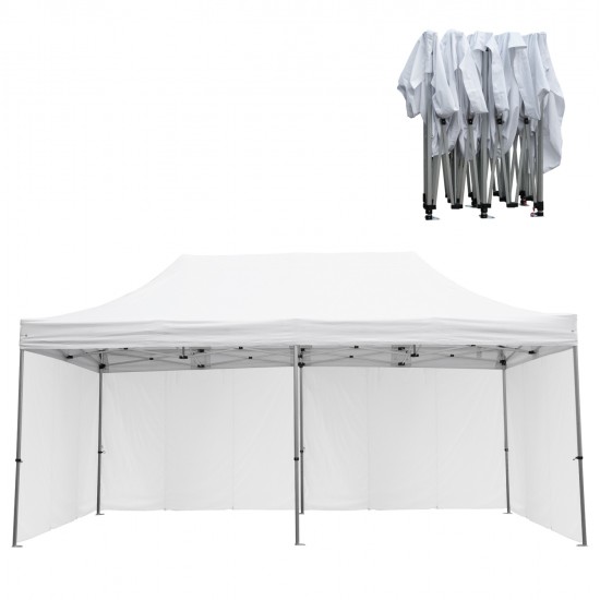 GAZEBO ΕΠΑΓΓΕΛΜΑΤΙΚΟ ΒΑΡΕΩΣ ΤΥΠΟΥ CRESSEN HM21099.01 ΠΤΥΣΣΟΜΕΝΟ ΑΛΟΥΜΙΝΙΟΥ 3x6x3,4Yμ