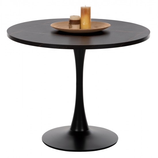 ΤΡΑΠΕΖΙ ΤΡΑΠΕΖΑΡΙΑΣ ROLLO HM9421.12 ΣΤΡΟΓΓΥΛΟ BLACK MARBLE Φ90x74Υεκ. ΤΡΑΠΕΖΙ ΤΡΑΠΕΖΑΡΙΑΣ ROLLO HM9421.12 ΣΤΡΟΓΓΥΛΟ BLACK MARBLE Φ90x74Υεκ.