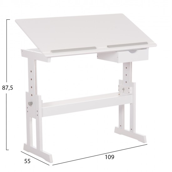 ΓΡΑΦΕΙΟ/ΣΧΕΔΙΑΣΤΗΡΙΟ ASCENT HM18289 MDF ΣΕ ΛΕΥΚΟ 109x55x87,5Υεκ ΓΡΑΦΕΙΟ/ΣΧΕΔΙΑΣΤΗΡΙΟ ASCENT HM18289 MDF ΣΕ ΛΕΥΚΟ 109x55x87,5Υεκ