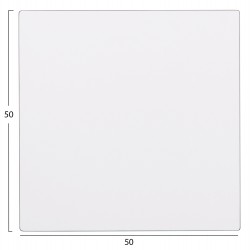 EΠΙΦΑΝΕΙΑ ΤΡΑΠΕΖΙΟΥ HPL HM6362.02 ΤΕΤΡΑΓΩΝΗ ΛΕΥΚΗ COMPACT 50X50X1.5εκ.