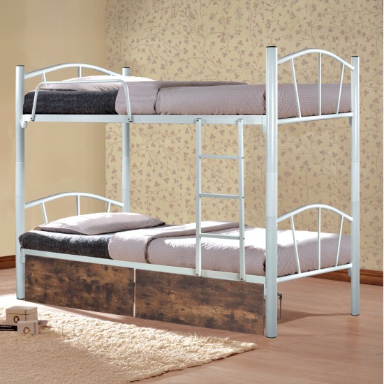 ΚΟΥΚΕΤΑ FLOOR HM21123 ΜΕΤΑΛΛΙΚΗ ΛΕΥΚΗ ΜΕ 2 ΕΠΙΔΑΠΕΔΙΑ ΣΥΡΤΑΡΙΑ ΚΑΦΕ 200x91,5x177,5Yεκ. ΚΟΥΚΕΤΑ FLOOR HM21123 ΜΕΤΑΛΛΙΚΗ ΛΕΥΚΗ ΜΕ 2 ΕΠΙΔΑΠΕΔΙΑ ΣΥΡΤΑΡΙΑ ΚΑΦΕ 200x91,5x177,5Yεκ.