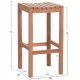 ΣΚΑΜΠΟ ΜΠΑΡ NIKOL HM18109 ΞΥΛΟ ΤΕΑΚ ΣΕ ΦΥΣΙΚΟ 40x40x77Υεκ. ΣΚΑΜΠΟ ΜΠΑΡ NIKOL HM18109 ΞΥΛΟ ΤΕΑΚ ΣΕ ΦΥΣΙΚΟ 40x40x77Υεκ.
