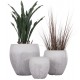 ΣΕΤ 3ΤΜΧ ΓΛΑΣΤΡΕΣ ΣΕΙΡΑ GARDENER HM4718 FIBERCLAY ΛΕΥΚΟ Φ55x54Υεκ ΣΕΤ 3ΤΜΧ ΓΛΑΣΤΡΕΣ ΣΕΙΡΑ GARDENER HM4718 FIBERCLAY ΛΕΥΚΟ Φ55x54Υεκ