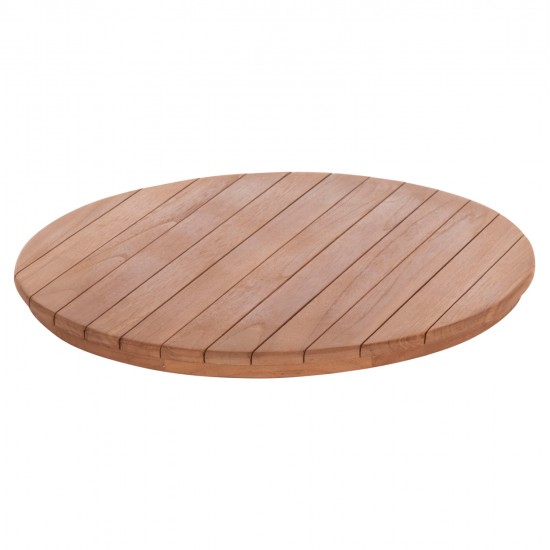 ΕΠΙΦΑΝΕΙΑ ΤΡΑΠΕΖΙΟΥ ΣΤΡΟΓΓΥΛΗ HM18132 ΞΥΛΟ TEAK--ΦΥΣΙΚΟ Φ60x4(πάχος)εκ. ΕΠΙΦΑΝΕΙΑ ΤΡΑΠΕΖΙΟΥ ΣΤΡΟΓΓΥΛΗ HM18132 ΞΥΛΟ TEAK--ΦΥΣΙΚΟ Φ60x4(πάχος)εκ.