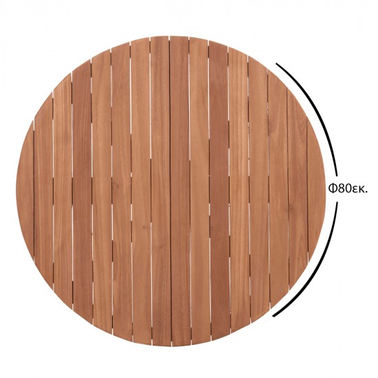 ΕΠΙΦΑΝΕΙΑ ΤΡΑΠΕΖΙΟΥ ΣΤΡΟΓΓΥΛΗ HM18134 ΞΥΛΟ TEAK--ΦΥΣΙΚΟ Φ80x4(πάχος)εκ. ΕΠΙΦΑΝΕΙΑ ΤΡΑΠΕΖΙΟΥ ΣΤΡΟΓΓΥΛΗ HM18134 ΞΥΛΟ TEAK--ΦΥΣΙΚΟ Φ80x4(πάχος)εκ.