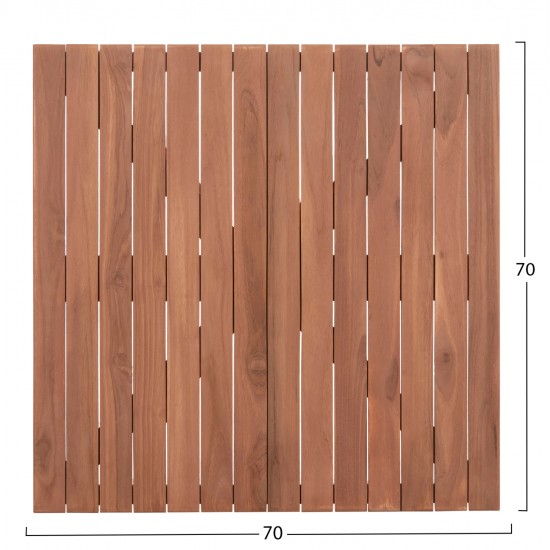 ΕΠΙΦΑΝΕΙΑ ΤΡΑΠΕΖΙΟΥ ΤΕΤΡΑΓΩΝΗ HM18136 ΞΥΛΟ TEAK--ΦΥΣΙΚΟ 70x70x4(πάχος)εκ. ΕΠΙΦΑΝΕΙΑ ΤΡΑΠΕΖΙΟΥ ΤΕΤΡΑΓΩΝΗ HM18136 ΞΥΛΟ TEAK--ΦΥΣΙΚΟ 70x70x4(πάχος)εκ.