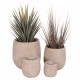 ΣΕΤ 4ΤΜΧ ΓΛΑΣΤΡΕΣ ΣΤΡΟΓΓΥΛΕΣ GARDENER HM4722 FIBERCLAY--IVORY CEMENT Φ54x54Υεκ ΣΕΤ 4ΤΜΧ ΓΛΑΣΤΡΕΣ ΣΤΡΟΓΓΥΛΕΣ GARDENER HM4722 FIBERCLAY--IVORY CEMENT Φ54x54Υεκ