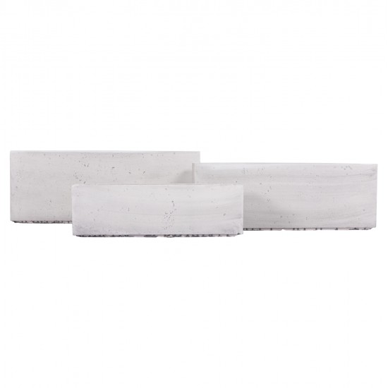 ΣΕΤ 3ΤΜΧ ΓΛΑΣΤΡΕΣ ΟΡΘΟΓΩΝΙΕΣ GARDENER HM4723 FIBERCLAY ΓΚΡΙ CEMENT 81x30x30Υεκ. ΣΕΤ 3ΤΜΧ ΓΛΑΣΤΡΕΣ ΟΡΘΟΓΩΝΙΕΣ GARDENER HM4723 FIBERCLAY ΓΚΡΙ CEMENT 81x30x30Υεκ.
