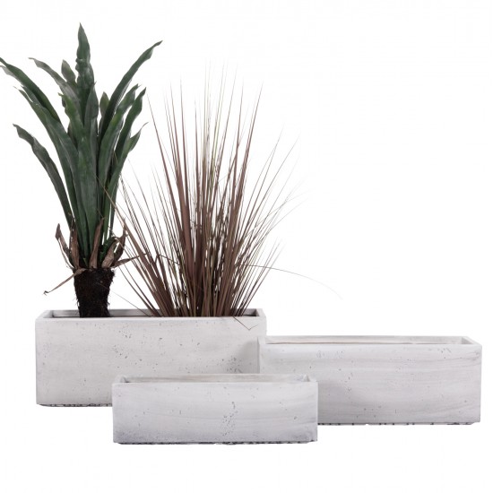 ΣΕΤ 3ΤΜΧ ΓΛΑΣΤΡΕΣ ΟΡΘΟΓΩΝΙΕΣ GARDENER HM4723 FIBERCLAY ΓΚΡΙ CEMENT 81x30x30Υεκ. ΣΕΤ 3ΤΜΧ ΓΛΑΣΤΡΕΣ ΟΡΘΟΓΩΝΙΕΣ GARDENER HM4723 FIBERCLAY ΓΚΡΙ CEMENT 81x30x30Υεκ.
