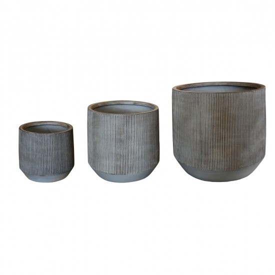 ΣΕΤ 3ΤΜΧ ΓΛΑΣΤΡΕΣ ΣΤΡΟΓΓΥΛΕΣ ΣΕΙΡΑ GARDENER HM4724 FIBERCLAY-ΧΡΩΜΑ CEMENT Φ55x55Υεκ ΣΕΤ 3ΤΜΧ ΓΛΑΣΤΡΕΣ ΣΤΡΟΓΓΥΛΕΣ ΣΕΙΡΑ GARDENER HM4724 FIBERCLAY-ΧΡΩΜΑ CEMENT Φ55x55Υεκ