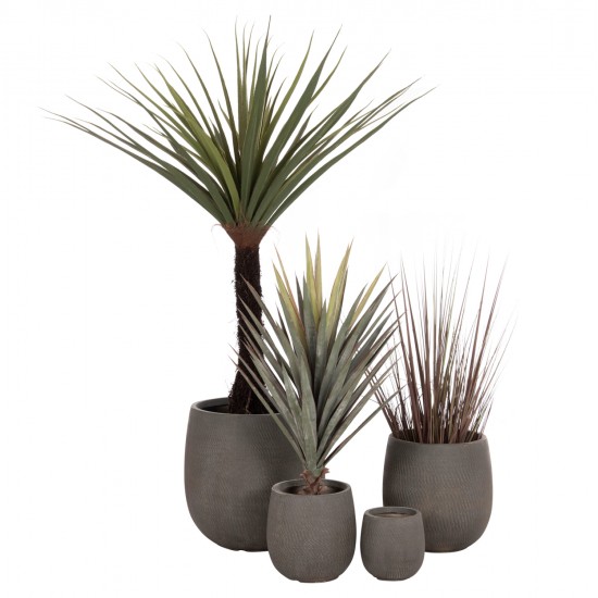 ΣΕΤ 4ΤΜΧ ΓΛΑΣΤΡΕΣ ΣΤΡΟΓΓΥΛΕΣ GARDENER HM4726 FIBERCLAY ΓΚΡΙΖΟΠΡΑΣΙΝΟ Φ52x55Υεκ ΣΕΤ 4ΤΜΧ ΓΛΑΣΤΡΕΣ ΣΤΡΟΓΓΥΛΕΣ GARDENER HM4726 FIBERCLAY ΓΚΡΙΖΟΠΡΑΣΙΝΟ Φ52x55Υεκ