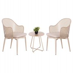 ΣΕΤ LOUNGE 3TMX ΕΞ.ΧΩΡΟΥ OREGO HM21107.03 ΑΛΟΥΜΙΝΙΟ & ΜΕΤΑΛΛΟ ΣΕ ΚΑΠΟΥΤΣΙΝΟ