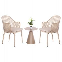 ΣΕΤ LOUNGE 3TMX ΕΞ.ΧΩΡΟΥ OREGO HM21106.03 ΑΛΟΥΜΙΝΙΟ ΣΕ ΚΑΠΟΥΤΣΙΝΟ