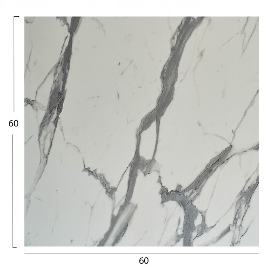 ΕΠΙΦΑΝΕΙΑ ΤΡΑΠΕΖΙΟΥ HPL ΤΕΤΡΑΓΩΝΗ HM5837.31 WHITE MARBLE 60x60εκ. ΕΠΙΦΑΝΕΙΑ ΤΡΑΠΕΖΙΟΥ HPL ΤΕΤΡΑΓΩΝΗ HM5837.31 WHITE MARBLE 60x60εκ.