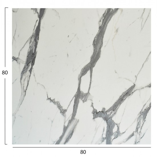 ΕΠΙΦΑΝΕΙΑ ΤΡΑΠΕΖΙΟΥ ΤΕΤΡΑΓΩΝΗ HPL HM5839.31 WHITE MARBLE 80x80εκ ΕΠΙΦΑΝΕΙΑ ΤΡΑΠΕΖΙΟΥ ΤΕΤΡΑΓΩΝΗ HPL HM5839.31 WHITE MARBLE 80x80εκ