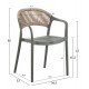 ΠΟΛΥΘΡΟΝΑ ΠΟΛΥΠΡΟΠΥΛΕΝΙΟΥ EVA HM6155.05 OLIVE GREEN--P.P. ΜΠΕΖ ΣΧΟΙΝΙ 56,5x53x80Υεκ. ΠΟΛΥΘΡΟΝΑ ΠΟΛΥΠΡΟΠΥΛΕΝΙΟΥ EVA HM6155.05 OLIVE GREEN--P.P. ΜΠΕΖ ΣΧΟΙΝΙ 56,5x53x80Υεκ.