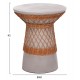 ΒΟΗΘΗΤΙΚΟ ΤΡΑΠΕΖΙ ΣΤΡΟΓΓΥΛΟ DELIA HM18167.03 FIBER CEMENT ΓΚΡΙ & RATTAN Φ40x45Υεκ ΒΟΗΘΗΤΙΚΟ ΤΡΑΠΕΖΙ ΣΤΡΟΓΓΥΛΟ DELIA HM18167.03 FIBER CEMENT ΓΚΡΙ & RATTAN Φ40x45Υεκ