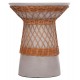 ΒΟΗΘΗΤΙΚΟ ΤΡΑΠΕΖΙ ΣΤΡΟΓΓΥΛΟ DELIA HM18167.03 FIBER CEMENT ΓΚΡΙ & RATTAN Φ40x45Υεκ ΒΟΗΘΗΤΙΚΟ ΤΡΑΠΕΖΙ ΣΤΡΟΓΓΥΛΟ DELIA HM18167.03 FIBER CEMENT ΓΚΡΙ & RATTAN Φ40x45Υεκ