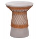 ΒΟΗΘΗΤΙΚΟ ΤΡΑΠΕΖΙ ΣΤΡΟΓΓΥΛΟ DELIA HM18167.03 FIBER CEMENT ΓΚΡΙ & RATTAN Φ40x45Υεκ ΒΟΗΘΗΤΙΚΟ ΤΡΑΠΕΖΙ ΣΤΡΟΓΓΥΛΟ DELIA HM18167.03 FIBER CEMENT ΓΚΡΙ & RATTAN Φ40x45Υεκ