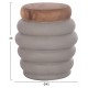 ΤΡΑΠΕΖΙ ΒΟΗΘΗΤΙΚΟ PUFFAT HM18172.03 FIBER CEMENT ΓΚΡΙ- ΞΥΛΟ TEAK TOP Φ45x46Υεκ. ΤΡΑΠΕΖΙ ΒΟΗΘΗΤΙΚΟ PUFFAT HM18172.03 FIBER CEMENT ΓΚΡΙ- ΞΥΛΟ TEAK TOP Φ45x46Υεκ.