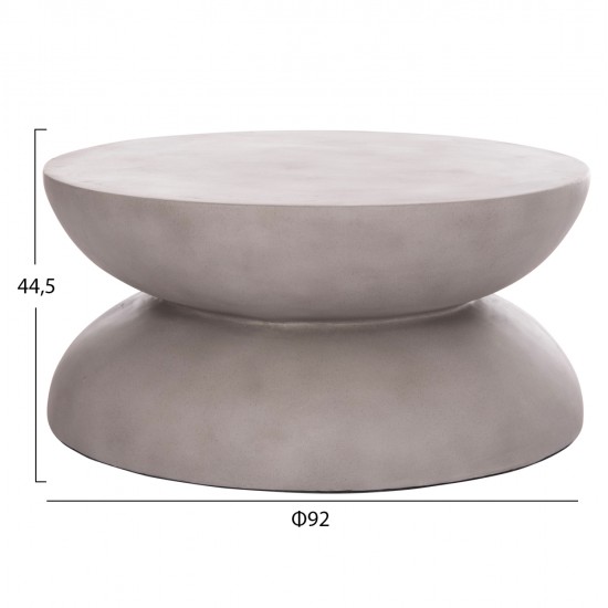ΤΡΑΠΕΖΙ ΣΑΛΟΝΙΟΥ ANNA HM18158.03 FIBER CEMENT ΣΕ ΓΚΡΙ--Φ92x44.5Υεκ ΤΡΑΠΕΖΙ ΣΑΛΟΝΙΟΥ ANNA HM18158.03 FIBER CEMENT ΣΕ ΓΚΡΙ--Φ92x44.5Υεκ