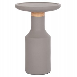 ΒΟΗΘΗΤΙΚΟ ΤΡΑΠΕΖΙ TRED(T) HM18169.03 FIBER CEMENT ΓΚΡΙ-ΦΥΣΙΚΟ RATTAN--Φ40x61Υεκ.