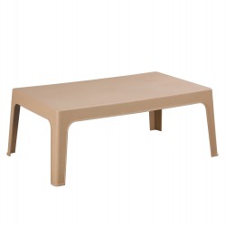 ΤΡΑΠΕΖΑΚΙ ΟΡΘΟΓΩΝΙΟ SLEEK HM6367.03 ΠΟΛΥΠΡΟΠΥΛΕΝΙΟ ΚΑΠΟΥΤΣΙΝΟ 99x59.5x39.5Υεκ.