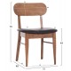 KΑΡΕΚΛΑ ΤΡΑΠΕΖΑΡΙΑΣ SEKOR HM9945.03 ΚΑΡΥΔΙ RUBBERWOOD-ΜΑΥΡΟ PU 51x48x79Υεκ KΑΡΕΚΛΑ ΤΡΑΠΕΖΑΡΙΑΣ SEKOR HM9945.03 ΚΑΡΥΔΙ RUBBERWOOD-ΜΑΥΡΟ PU 51x48x79Υεκ