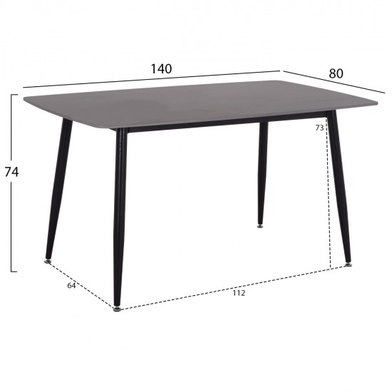 ΤΡΑΠΕΖΙ RAVEN HM18149.02 ΚΕΡΑΜΙΚΟ TOP ΑΝΘΡΑΚΙ ΜΑΡΜΑΡΟ-ΜΑΥΡΟ ΜΕΤΑΛΛΟ 140x80x74Υεκ. ΤΡΑΠΕΖΙ RAVEN HM18149.02 ΚΕΡΑΜΙΚΟ TOP ΑΝΘΡΑΚΙ ΜΑΡΜΑΡΟ-ΜΑΥΡΟ ΜΕΤΑΛΛΟ 140x80x74Υεκ.