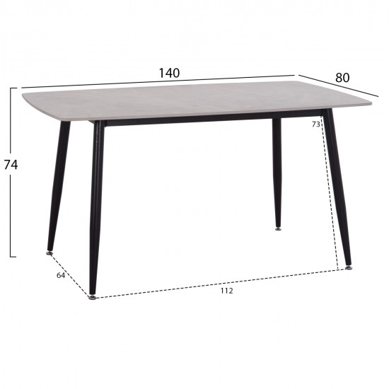 ΤΡΑΠΕΖΙ RAVEN HM18149.13 ΚΕΡΑΜΙΚΟ TOP ΜΕ ΟΨΗ ΓΚΡΙ ΜΑΡΜΑΡΟ 140x80x74Υεκ. ΤΡΑΠΕΖΙ RAVEN HM18149.13 ΚΕΡΑΜΙΚΟ TOP ΜΕ ΟΨΗ ΓΚΡΙ ΜΑΡΜΑΡΟ 140x80x74Υεκ.