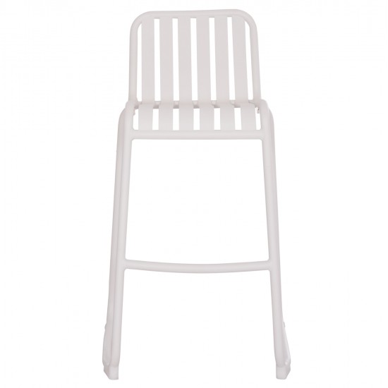 ΣΚΑΜΠΟ ΜΠΑΡ ΑΛΟΥΜΙΝΙΟΥ RACHEL HM6341.02 ΛΕΥΚΟ 47x56,5x98,5Υεκ.