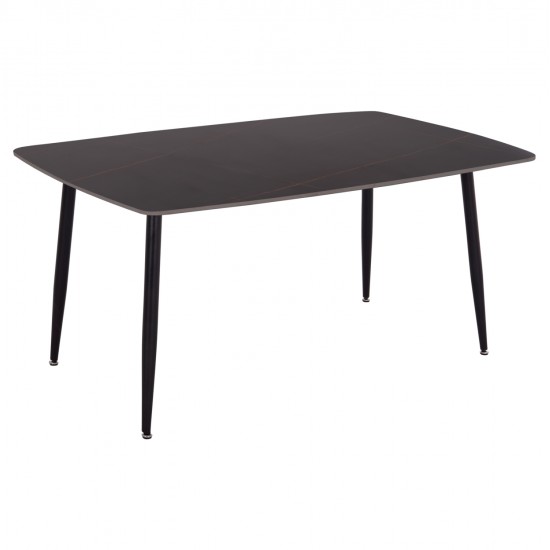 ΤΡΑΠΕΖΙ RAVEN HM18150.02 ΚΕΡΑΜΙΚΟ TOP ΜΕ ΟΨΗ ΜΑΥΡΟ ΜΑΡΜΑΡΟ 160x80x74Υεκ. ΤΡΑΠΕΖΙ RAVEN HM18150.02 ΚΕΡΑΜΙΚΟ TOP ΜΕ ΟΨΗ ΜΑΥΡΟ ΜΑΡΜΑΡΟ 160x80x74Υεκ.